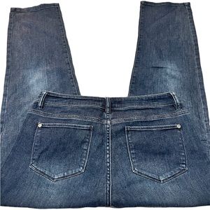 J.Jill Dark Blue Slim Boyfriend Straight Leg Jeans FREE SHIPPING 🚛